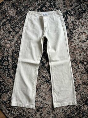 Princess Polly Low Rise No Waist White Straight Jeans